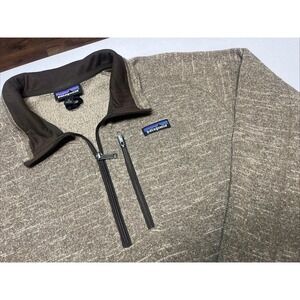 Patagonia Better Sweater Quarter Zip Fleece Mens XL Brown